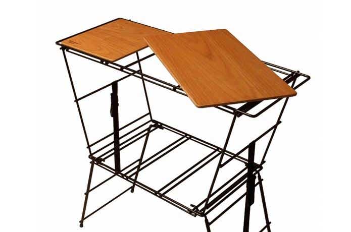 ハングアウト「クランク クッキングテーブル」 ２枚構成の天板