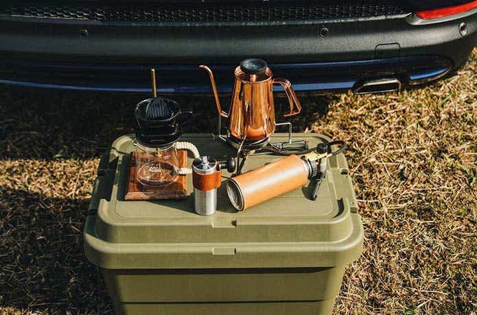 トランクカーゴとコーヒーグッズ