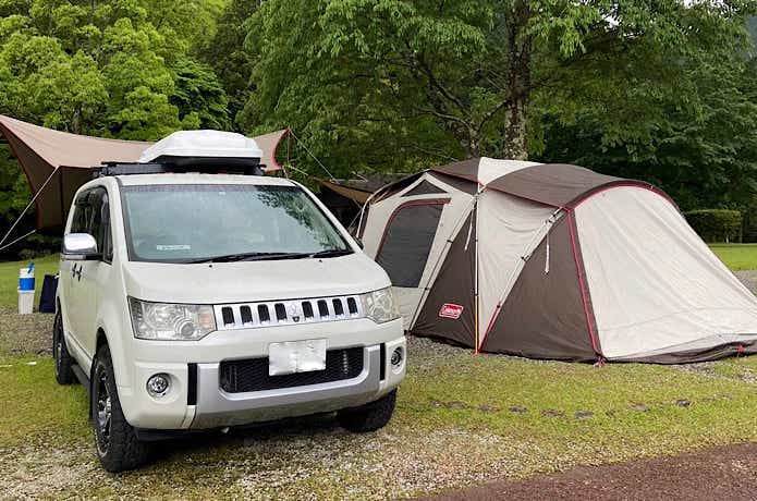 kooltomoさんの車とテントのキャンプ写真