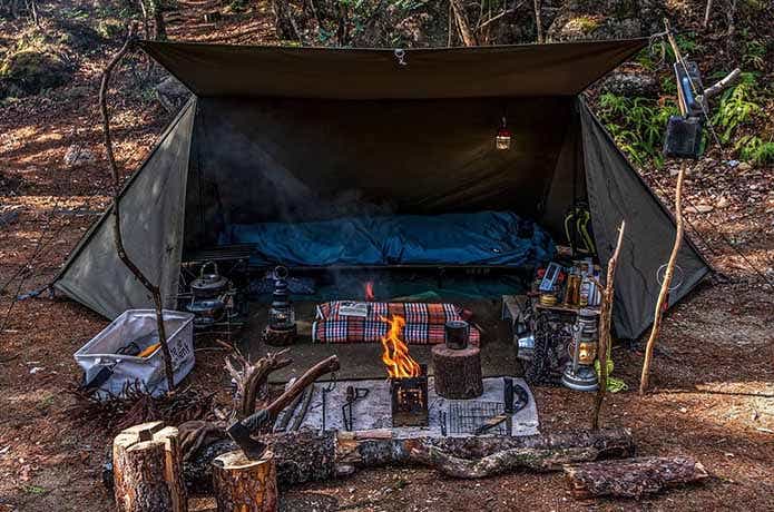 ソロキャンプ用テント