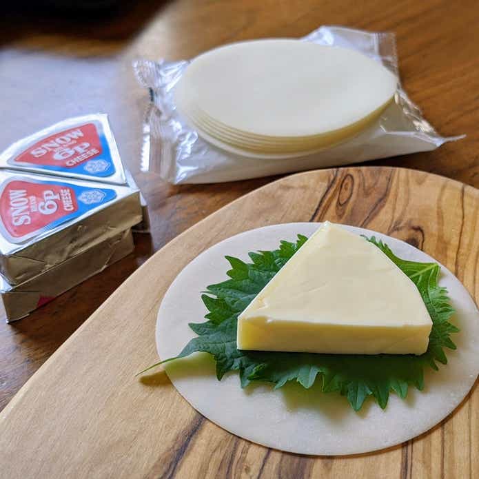 ホットサンドメーカー　6Pチーズの包み焼き材料
