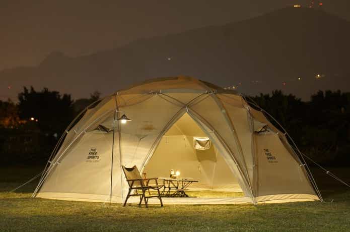 話題のTHE FREE SPIRITS（ザ フリースピリッツ）のテントを宿泊レビュー | CAMP HACK[キャンプハック]