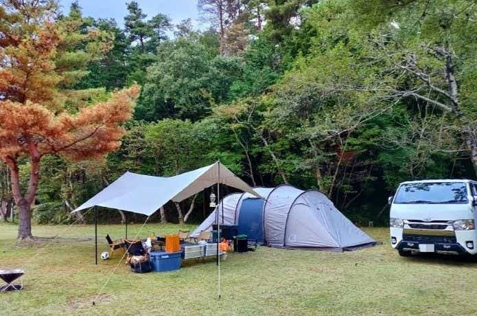 タトンカタープを設営した様子