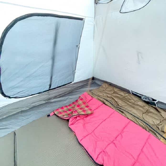 ワークマンのテントと寝袋