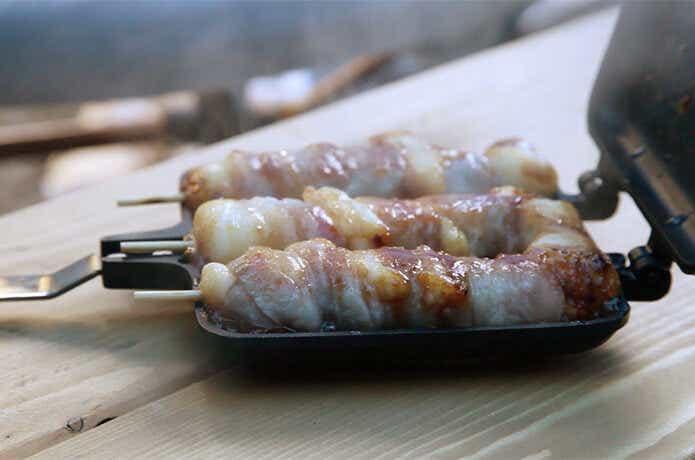 肉巻きみたらしだんご