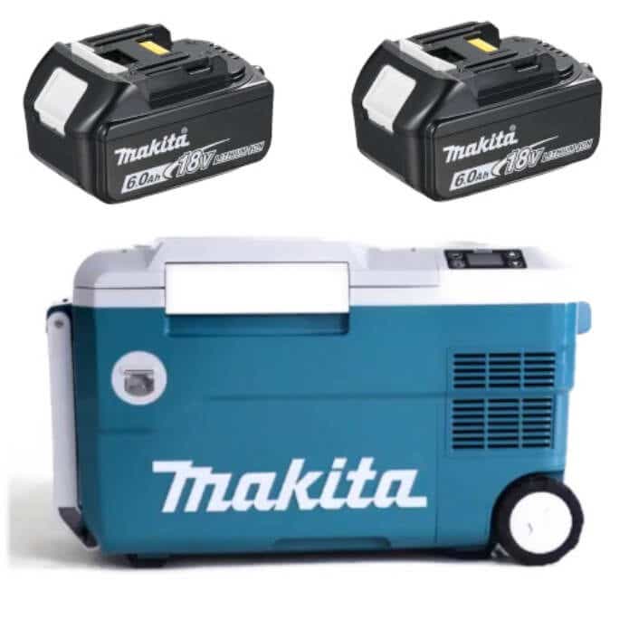 makita(マキタ)のポータブル冷蔵庫とバッテリー