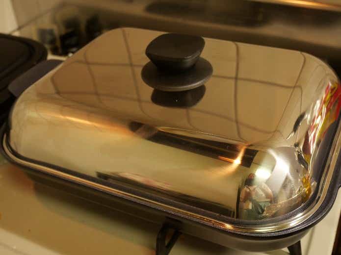 ビタクラフト グリルパンで蒸し焼き調理