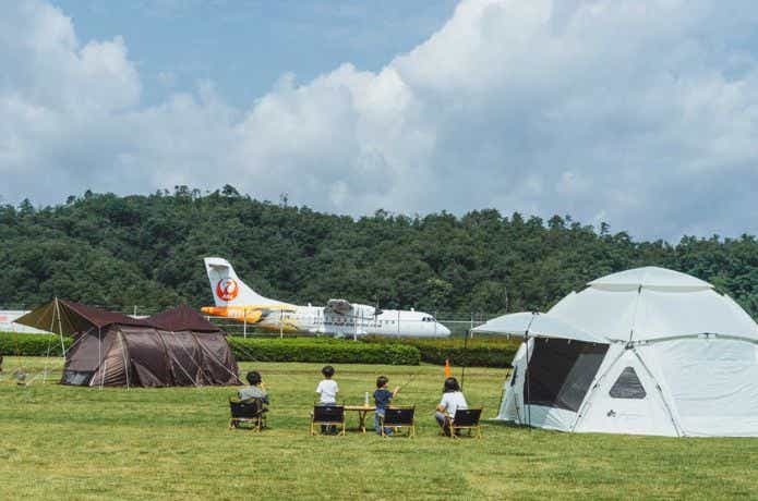 Airport Campsite in TAJIMA / 但馬空港キャンプ場