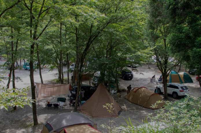 ウェルキャンプ西丹沢のキャンプサイト