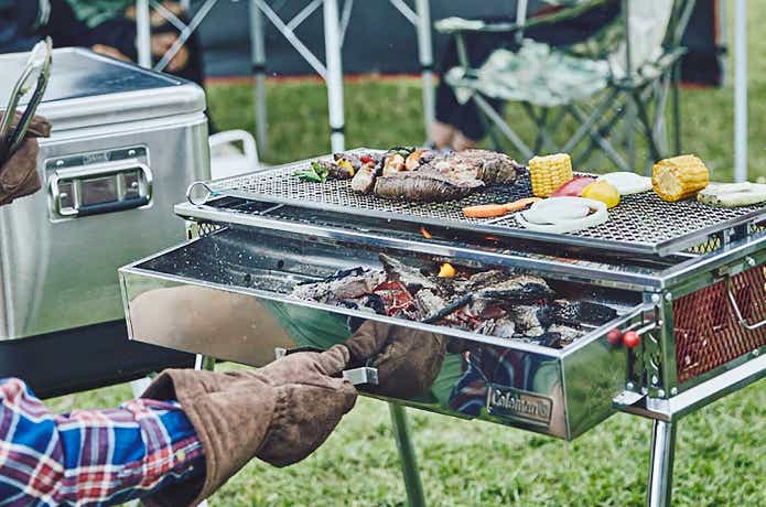 キャンプ バーベキュー向け キッチンテーブル セット 多機能 BBQ