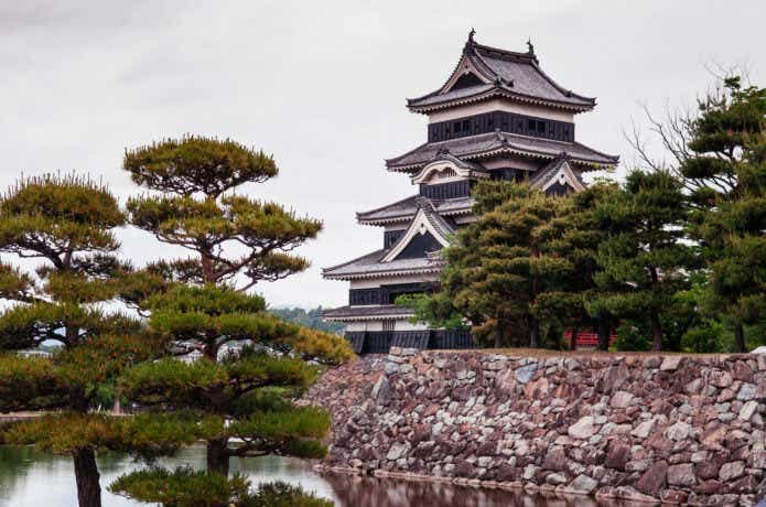 松本城の景色