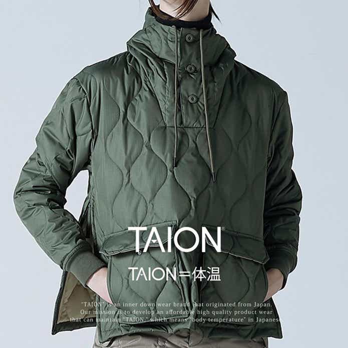 MILITARY DOWN HOODIE（TAION-106PML-1）