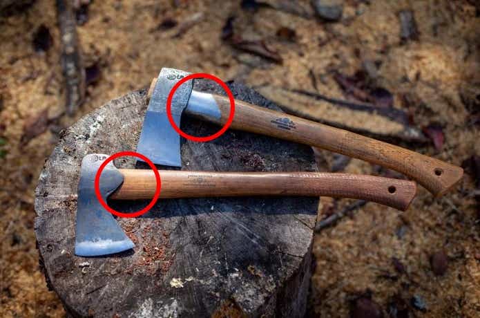 薪割り斧と枝払い斧の違い