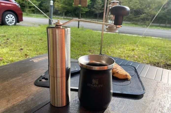 キャンプ場で使用したコーヒーアイテム