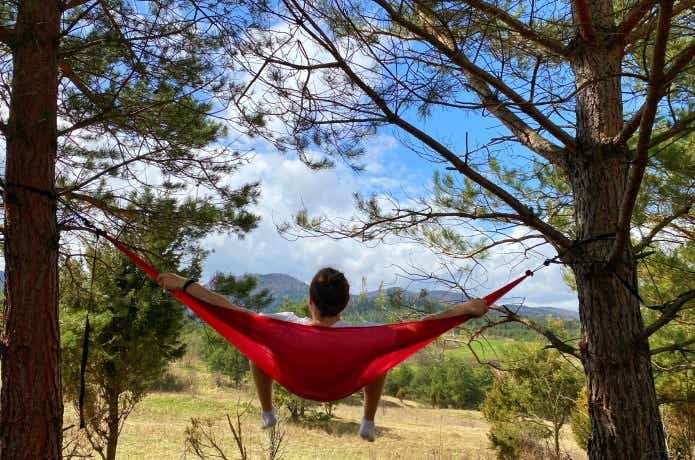 日本初上陸！】ウクライナ製の軽量ハンモック「LELEKA HAMMOCK