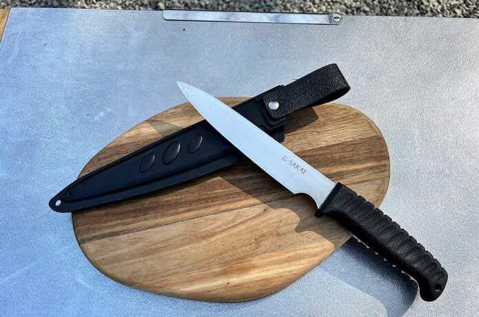 G･サカイ アウトドアクッキングナイフ（直刃）