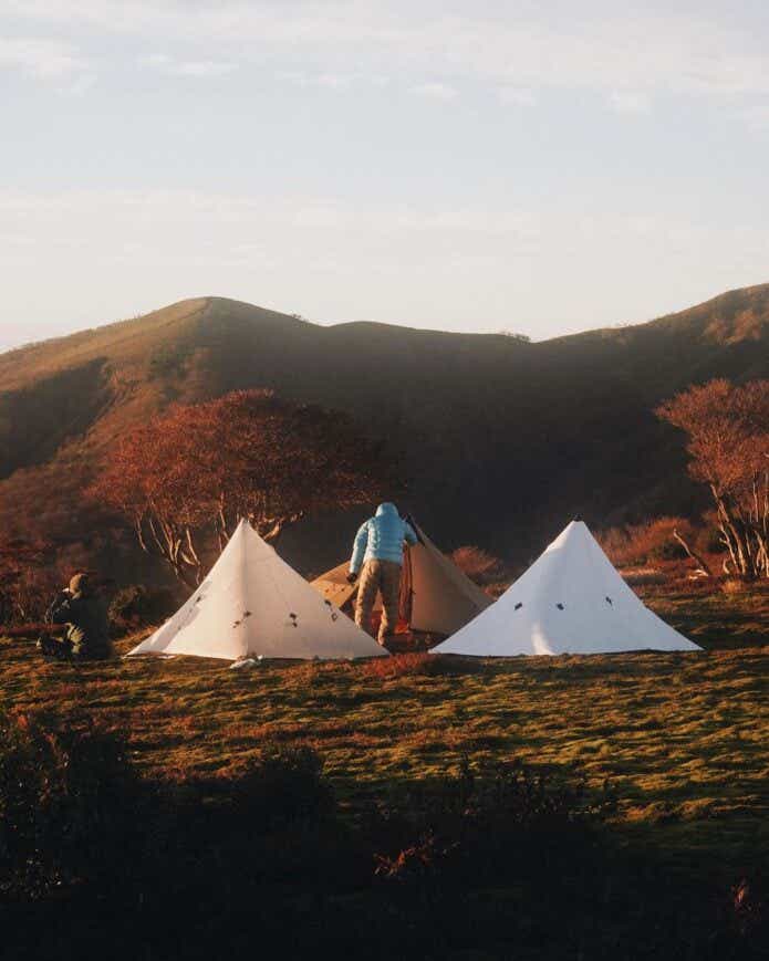 キャンプ風景 