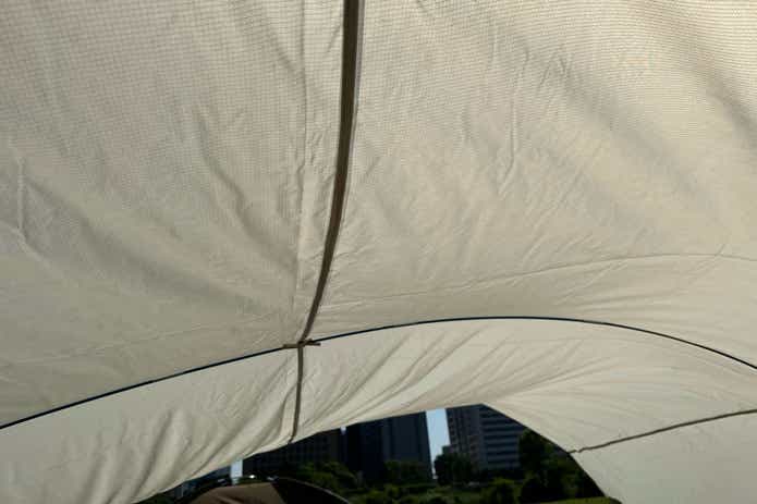 サークルドームテンプ5人用テント強風時
