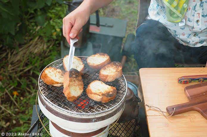 パンを焼く