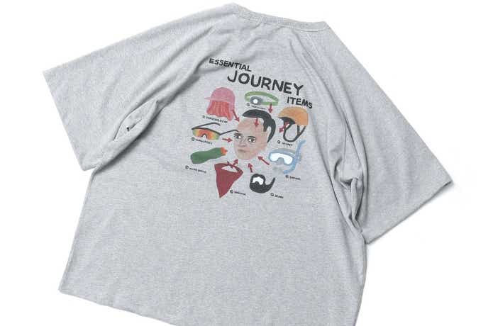 NANGA×TAKEUCHI SHUNTARO JOURNEY GEAR LOOSE FIT TEE 