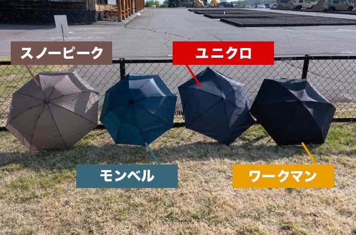 傘比較大きさ