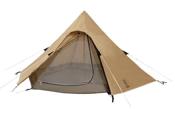 非自立式のテント