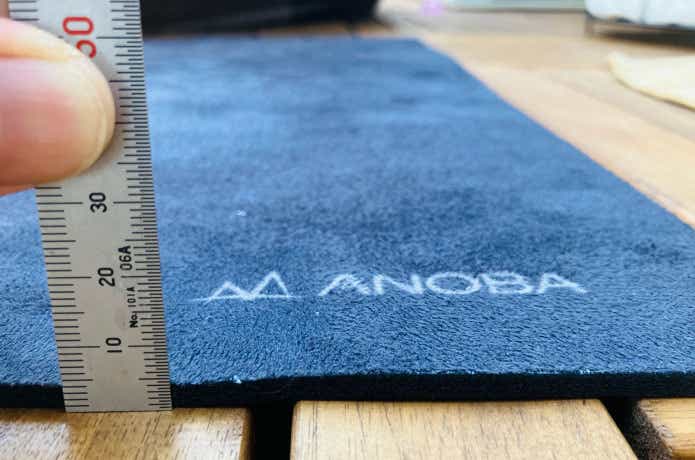 ANOBA（アノバ）「ラバーマット700 トポグラフィー」厚み計測