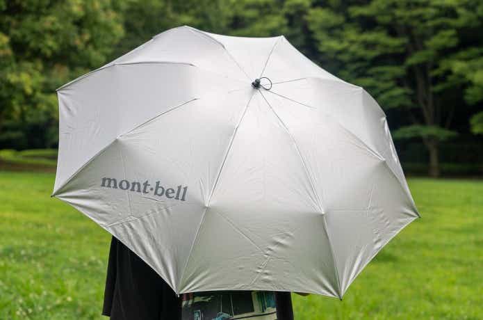 一時品切れ続出】モンベルの軽量日傘「サンブロックアンブレラ
