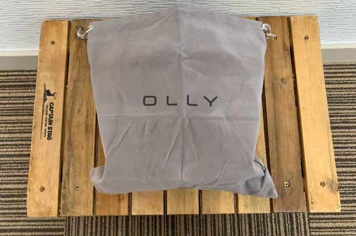 OLLYのサーキュレーター扇風機を袋で覆う