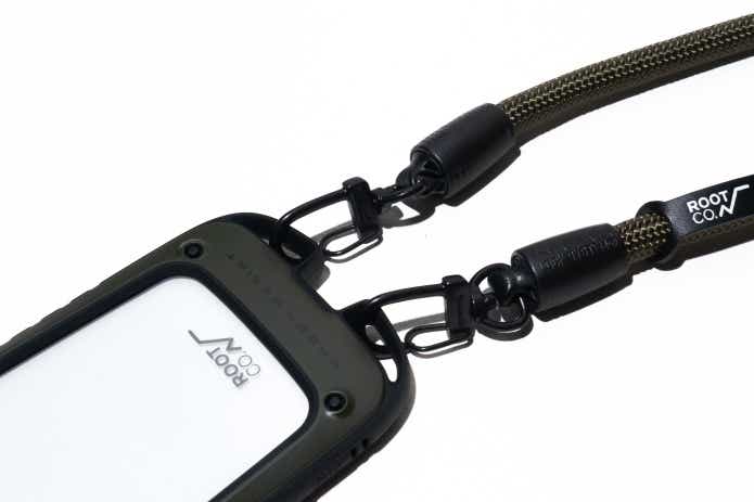 ROOT CO. ルートコー EPM × ROOT CO. YOSEMITE MOBILE STRAP スマホショルダーストラップ ブラック カーキ