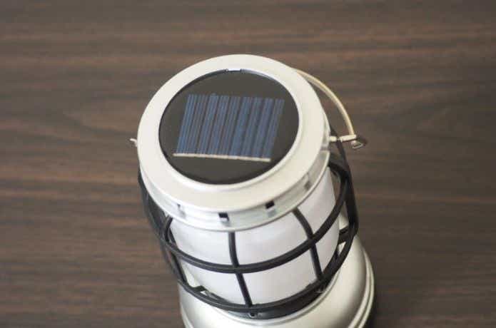 VANTOZON LEDランタンのソーラー充電機能