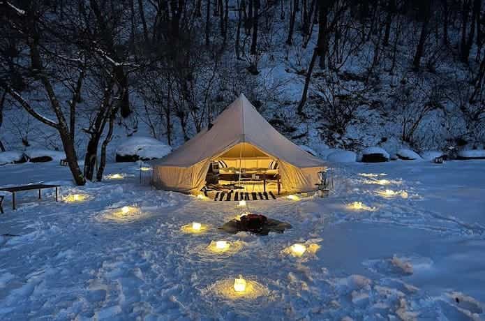 ノルディスクのテントAsgardで雪中キャンプ