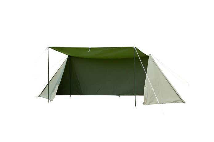 バンドックの緑のテント