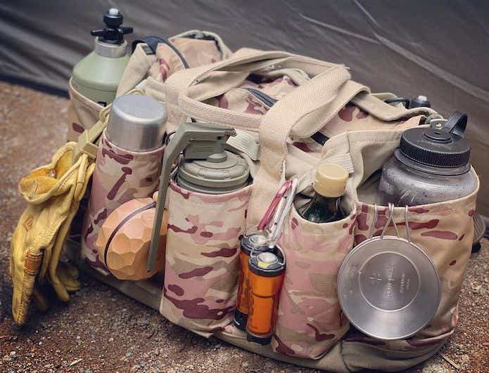HANPTYDECOのキャンプベジバッグ