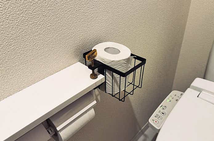 トイレで使用したクランプアイアン収納M