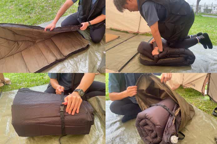 日本新作セルフインフレータブルマット　スナッグパック寝袋セット一つずつ アウトドア寝具