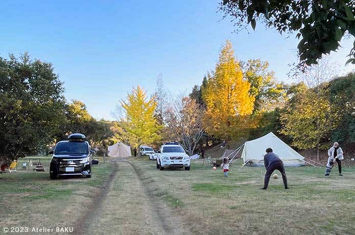 かずさオートキャンプ場のサイト