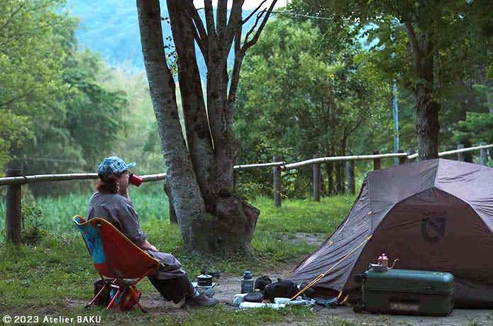 女性ソロキャンパー