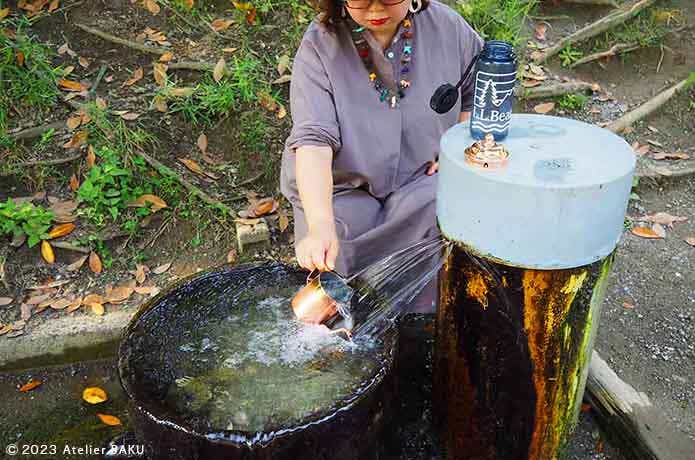 かずさオートキャンプ場の井戸
