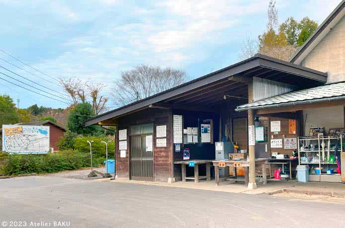 かずさオートキャンプ場の受付