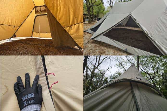 テントの快適装備