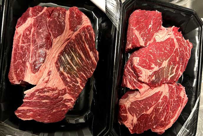 「お肉やわらかの素」に最適なのは肩ロース肉