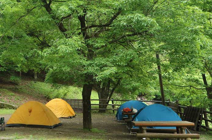 大人1泊200円で宿泊できる。デイキャンプは無料