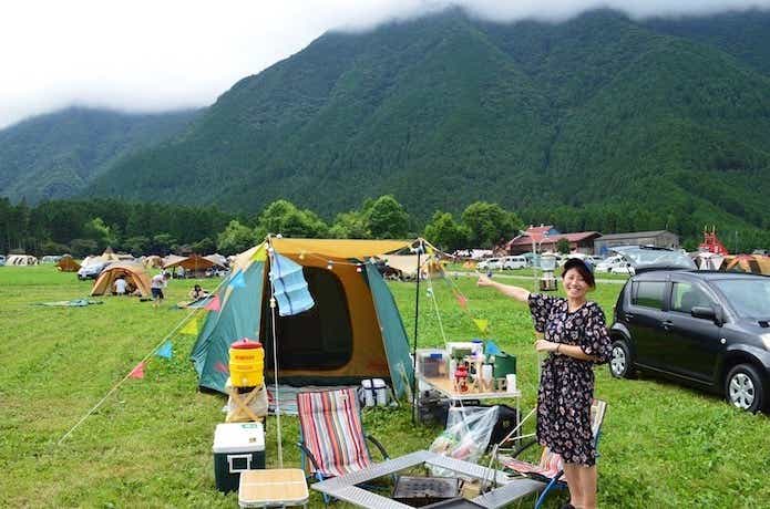 まいさんの昔のキャンプ風景