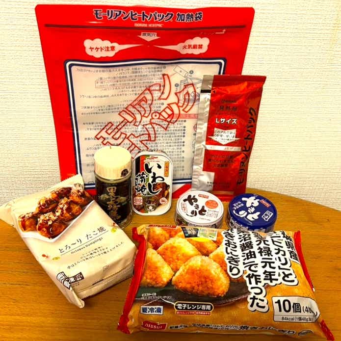 食品＋加熱袋＋発熱剤