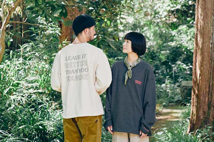 CAMP HACK別注アイテム、PARKS PROJECT（パークスプロジェクト）の「LEAVE IT BETTER LONG SLEEVE TEE」