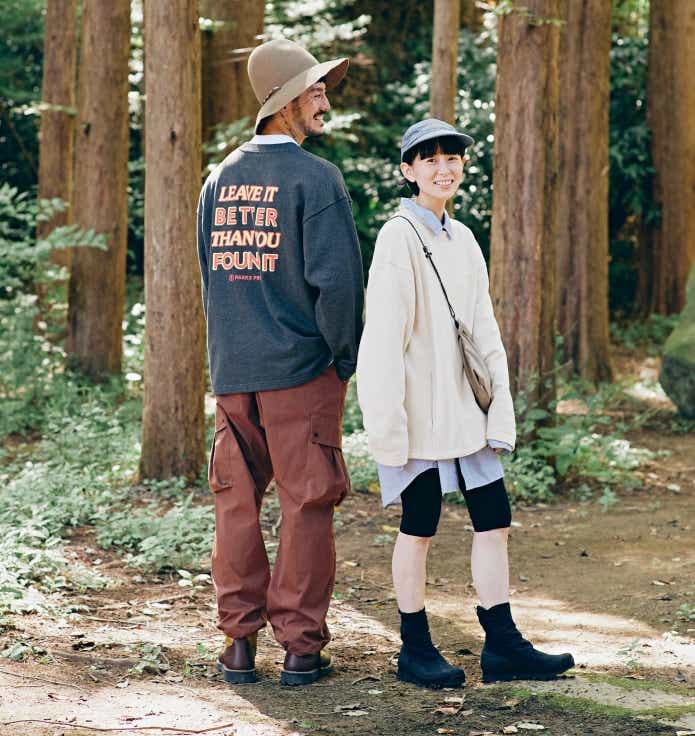 CAMP HACK別注アイテム、PARKS PROJECT（パークスプロジェクト）の「LEAVE IT BETTER LONG SLEEVE TEE」