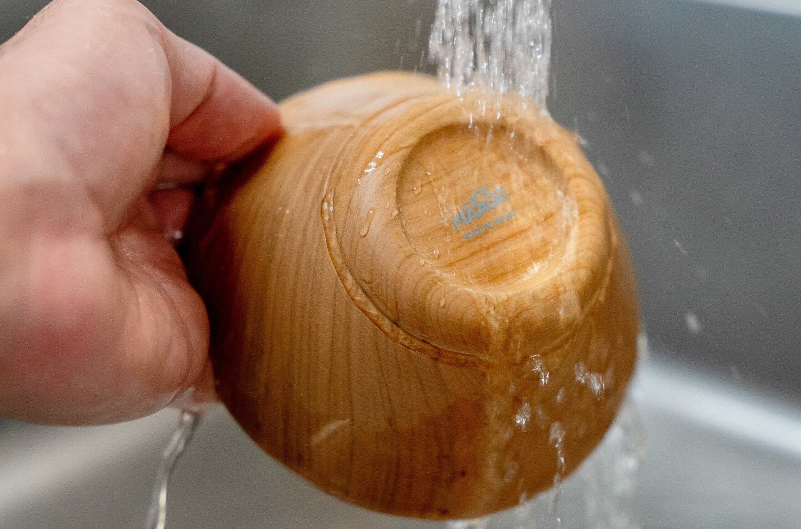 MAAGZの「モクシェラ」を水で洗う