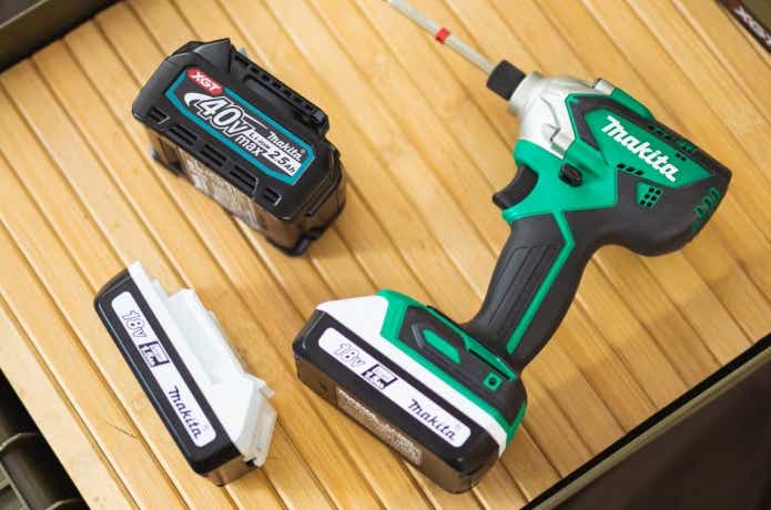 マキタのライトバッテリーシリーズ