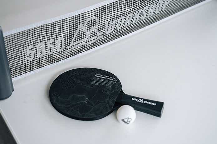 TABLE TENNIS SET_コタツの上